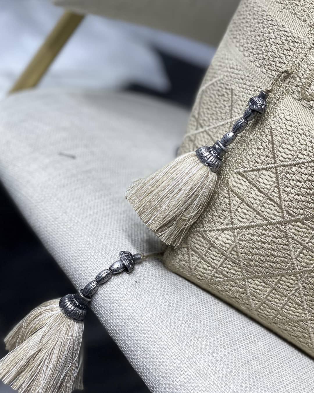 Chr1st1an D10r CD Bubble Embroidered Replica Bucket Bag