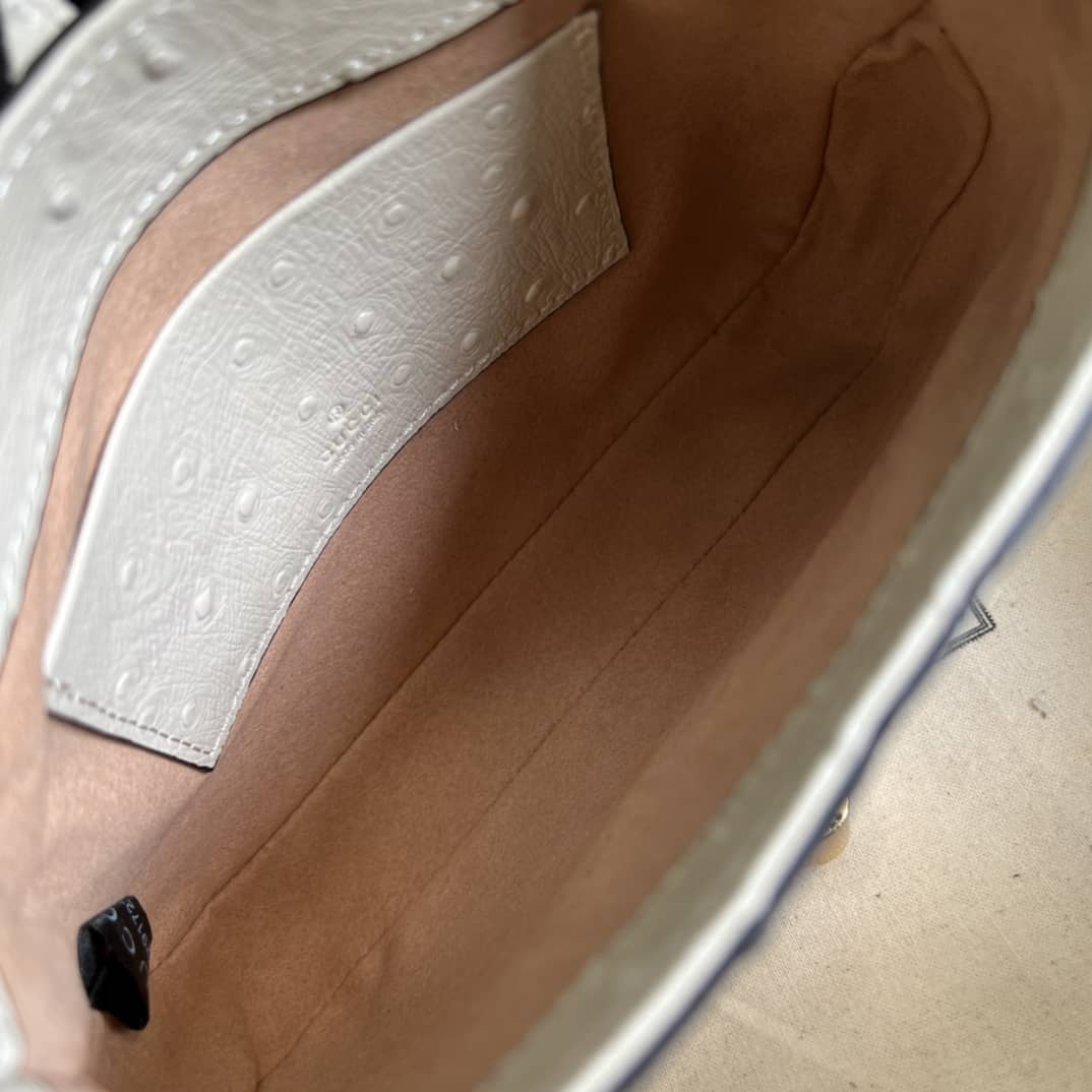 Gvc*1 Jackie 1961 Ostrich Mini Hobo 637091 Replica Shoulder Bag