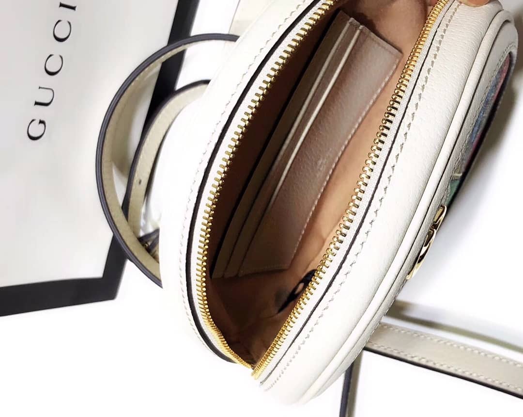 Gvc*1 Ophidia GG Flora Mini Replica Backpack White 598661