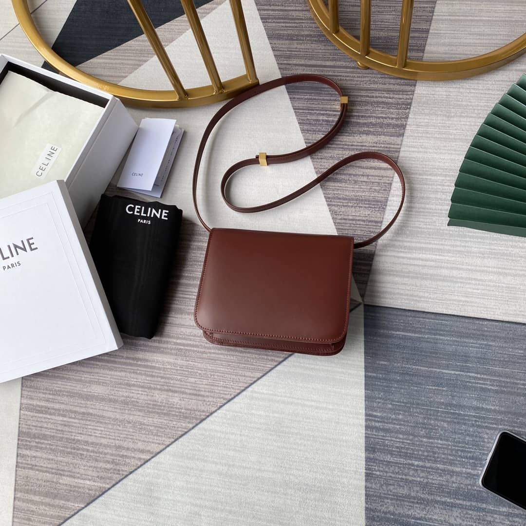 Ce1i*e Bag Dupe  Triomphe Teen 18.5CM