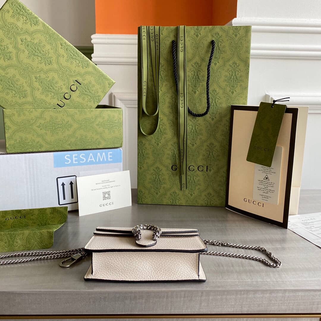 Gvc*1 Dionysus GG Svp*me S*per Mini Bag Replica White 476432