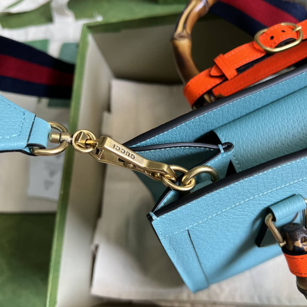 Gvc*1 Diana Small Tote Blue 702721 Replica Bag