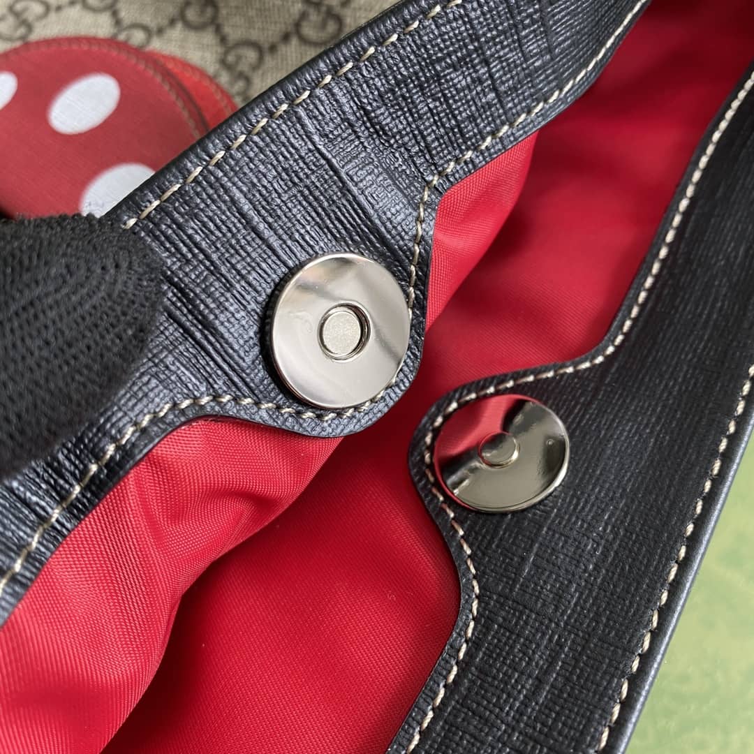 Gvc*1 GG Svp*me Children Ladybug Canvas Tote Replica 666288