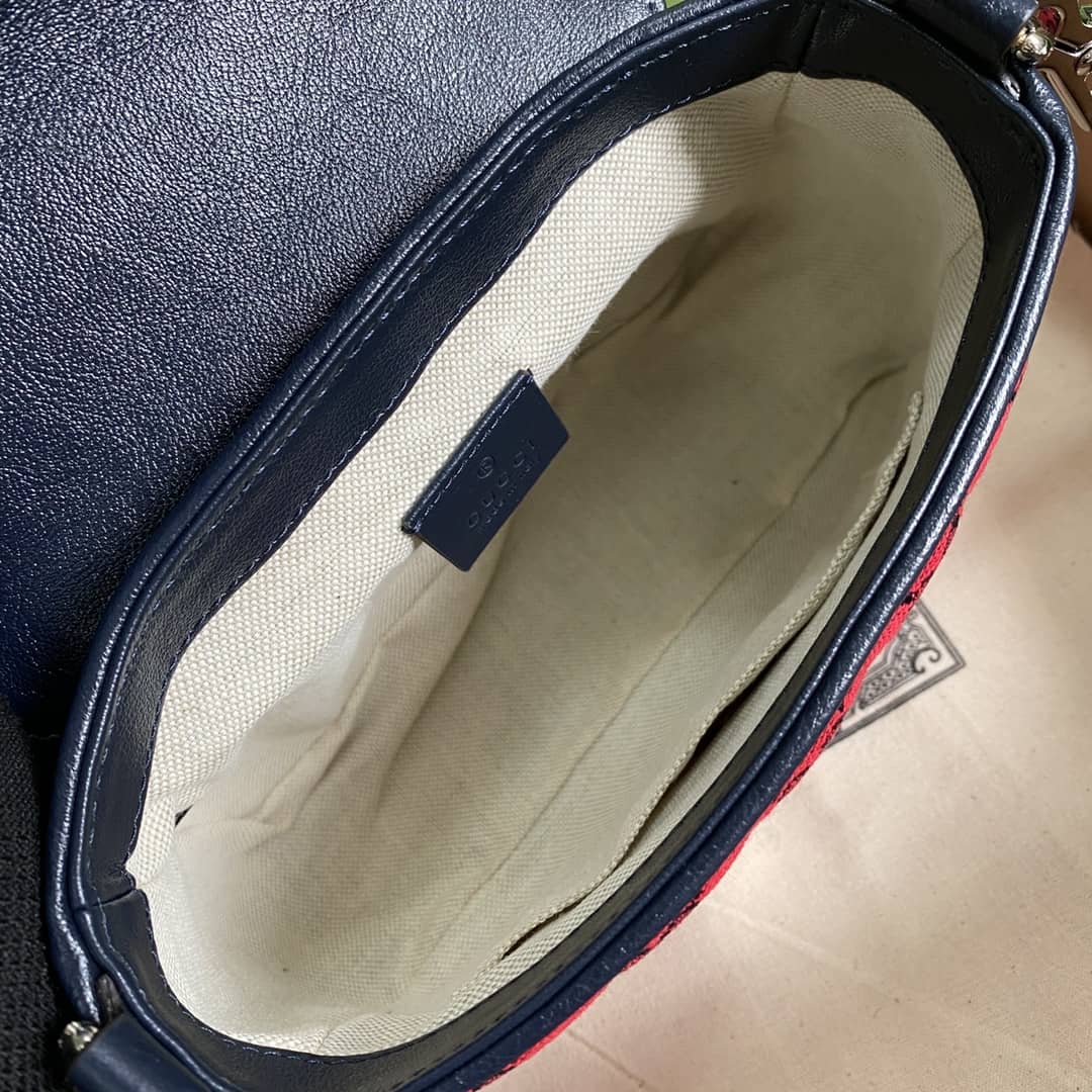 Gvc*1 Marmont GG Mini Top Handle Bag Replica 583571