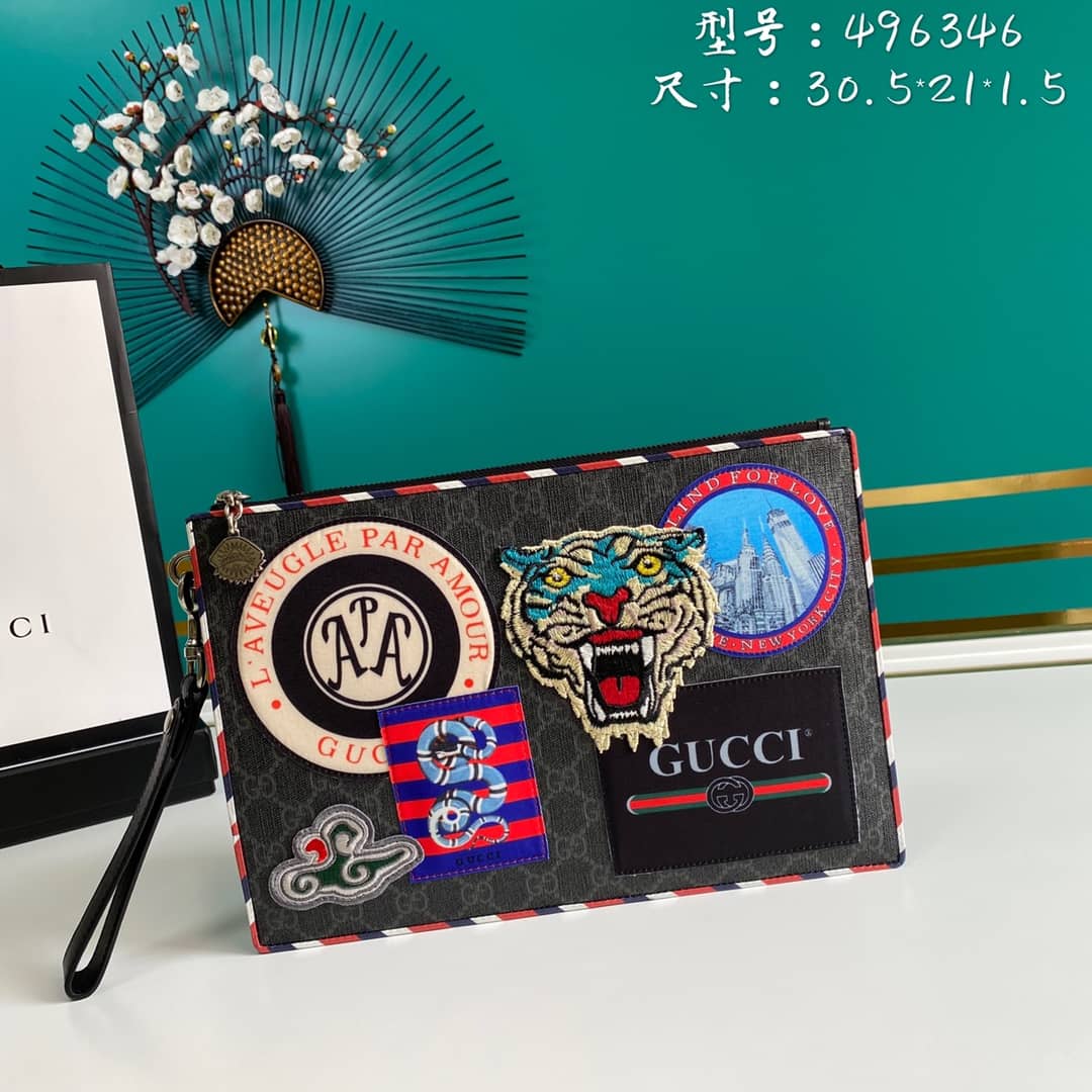 Gvc*1 Purse Dupes Mens Night Courrier GG Svp*me Pouch496346