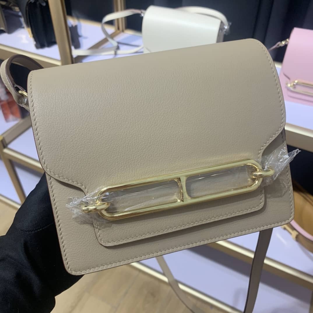 H**me5 Roulis Mini Sac Evercolor Calfskin Leather Crossbody Bag