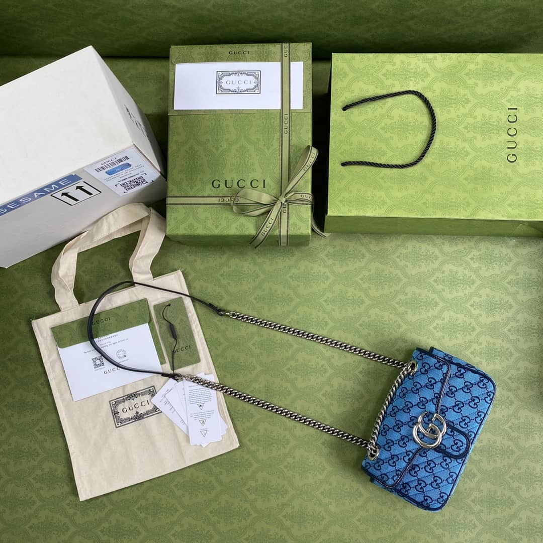 Gvc*1 Marmont GG Matelasse Leather Mini Shoulder Bag Replica 446744