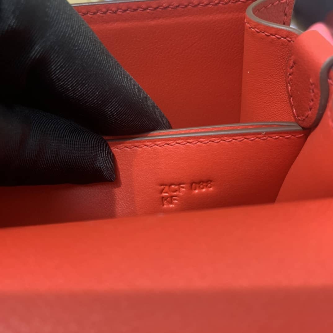 H**me5 Roulis Mini Sac Evercolor Calfskin Leather Crossbody Bag