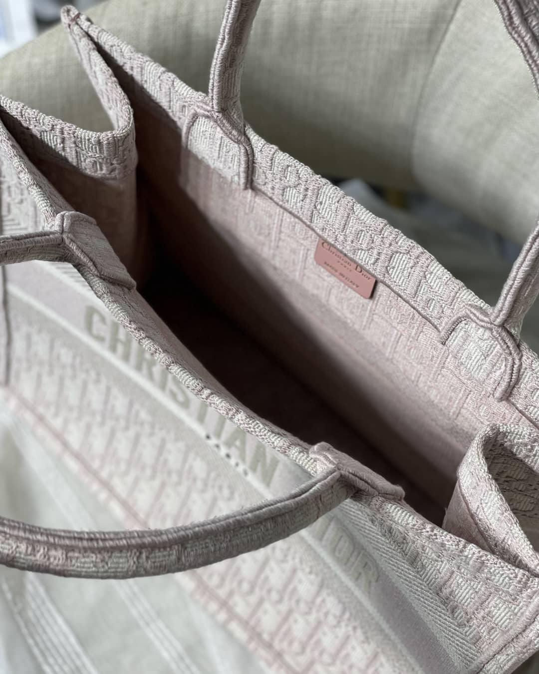 Chr1st1an D10r Tote Bag Dupe CD Book Embroidery