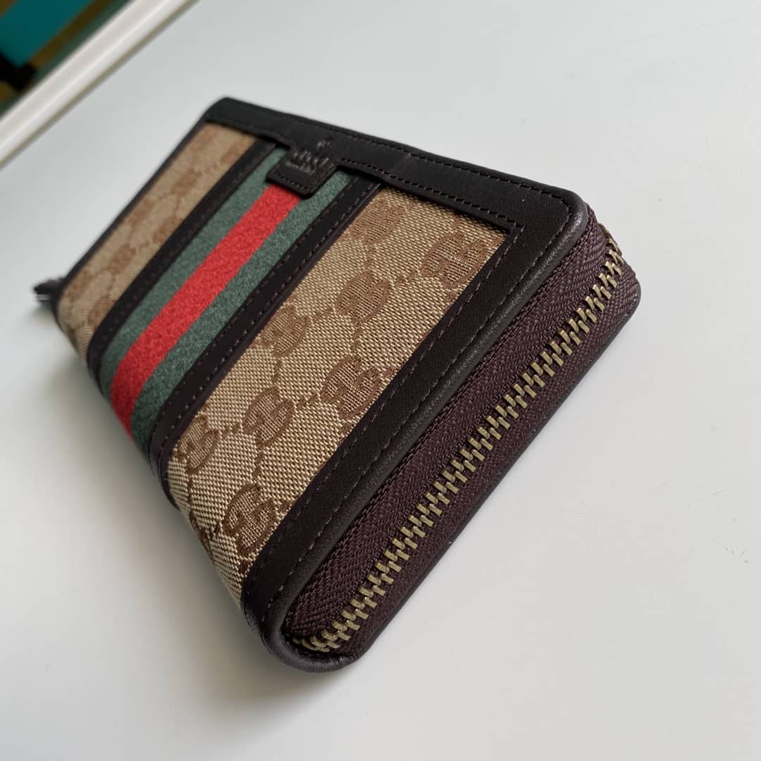 Gvc*1 Rania Original GG Zip Around Wallet Replica 353651