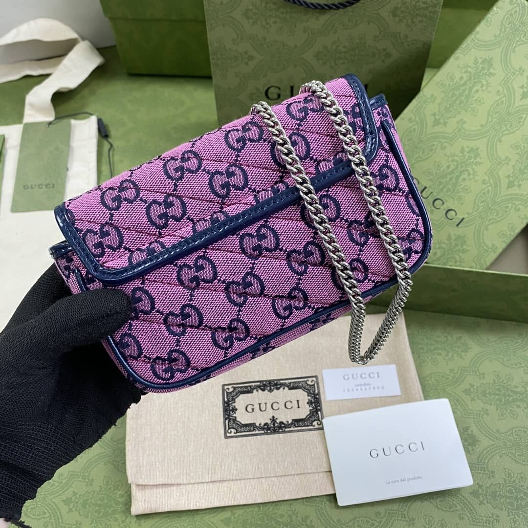 Gvc*1 GG Marmont Matelassé Mini Crossbody Bag Replica 476433