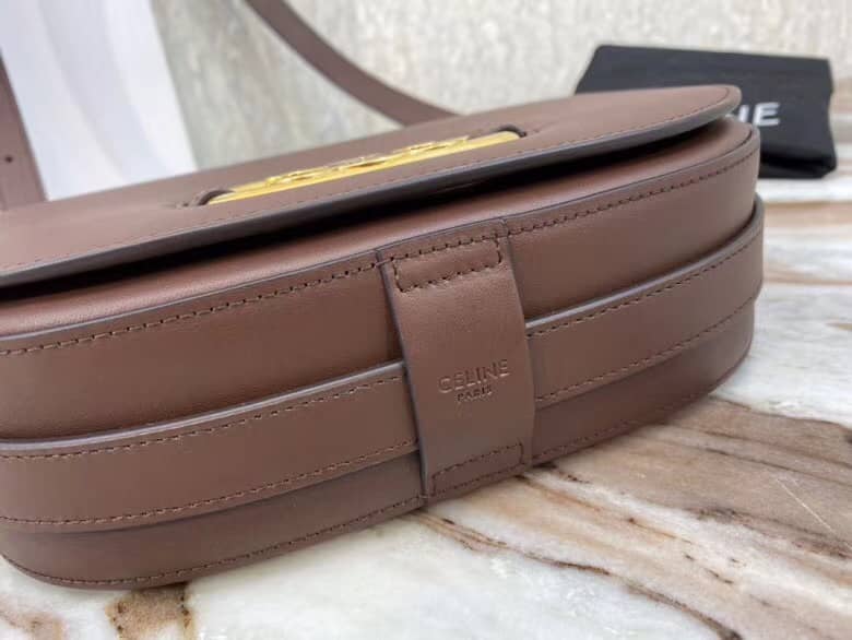 Ce1i*e Triomphe Bag Dupe Medium Maillon Triomphe Calfskin Replica Bag