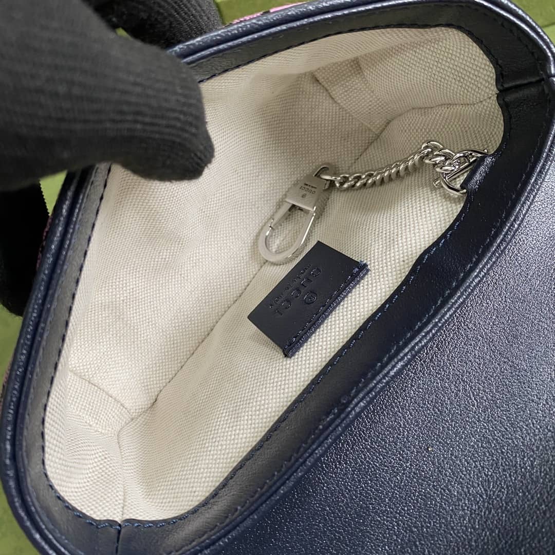 Gvc*1 GG Marmont Matelassé Mini Crossbody Bag Replica 476433