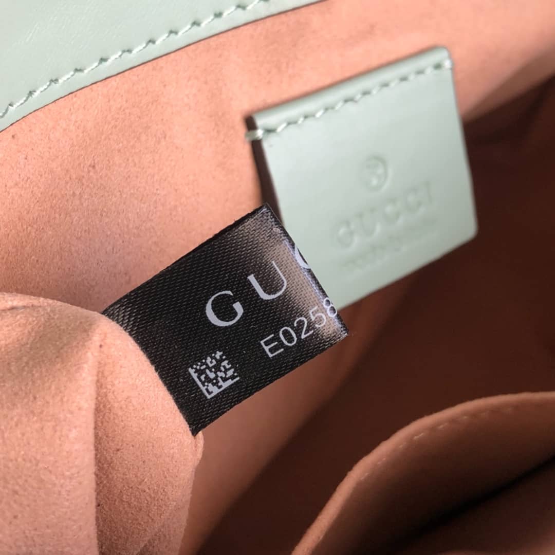 Gvc*1 GG Marmont Mini Leather Top Handle Bag Replica Colorful 547260