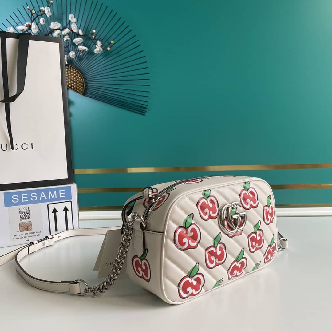 Gvc*1 Marmont Dupe GG Small Matelassé Shoulder Bag Replica 447632