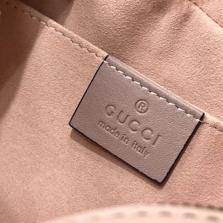 Gvc*1 GG Marmont Matelassé Mini Bag Replica Pink 448065