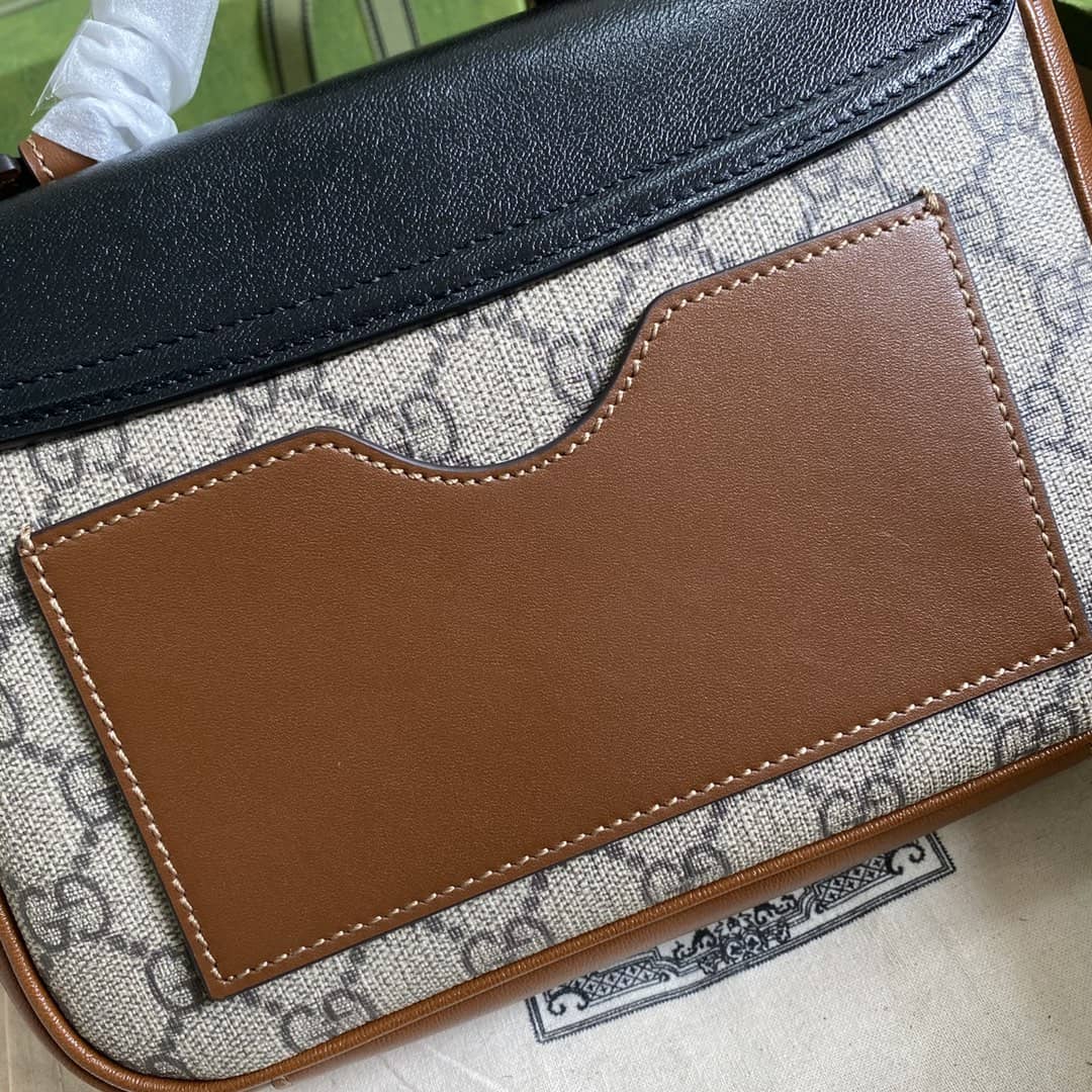 Gvc*1 Svp*me GG Padlock Canvas Mini Bag Replica 658487