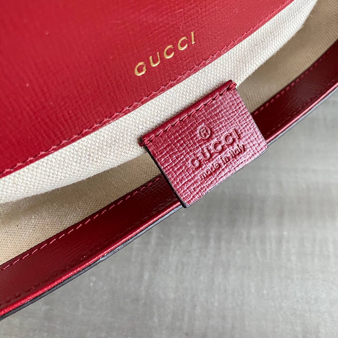 Gvc*1 Horsebit 1955 Mini Bag Replica Red 658574