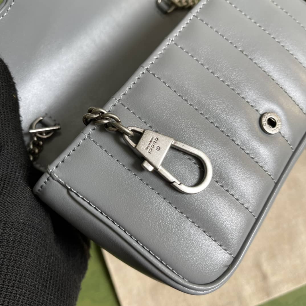 Gvc*1 GG Marmont Matelassé Mini Crossbody Bag Replica 476433