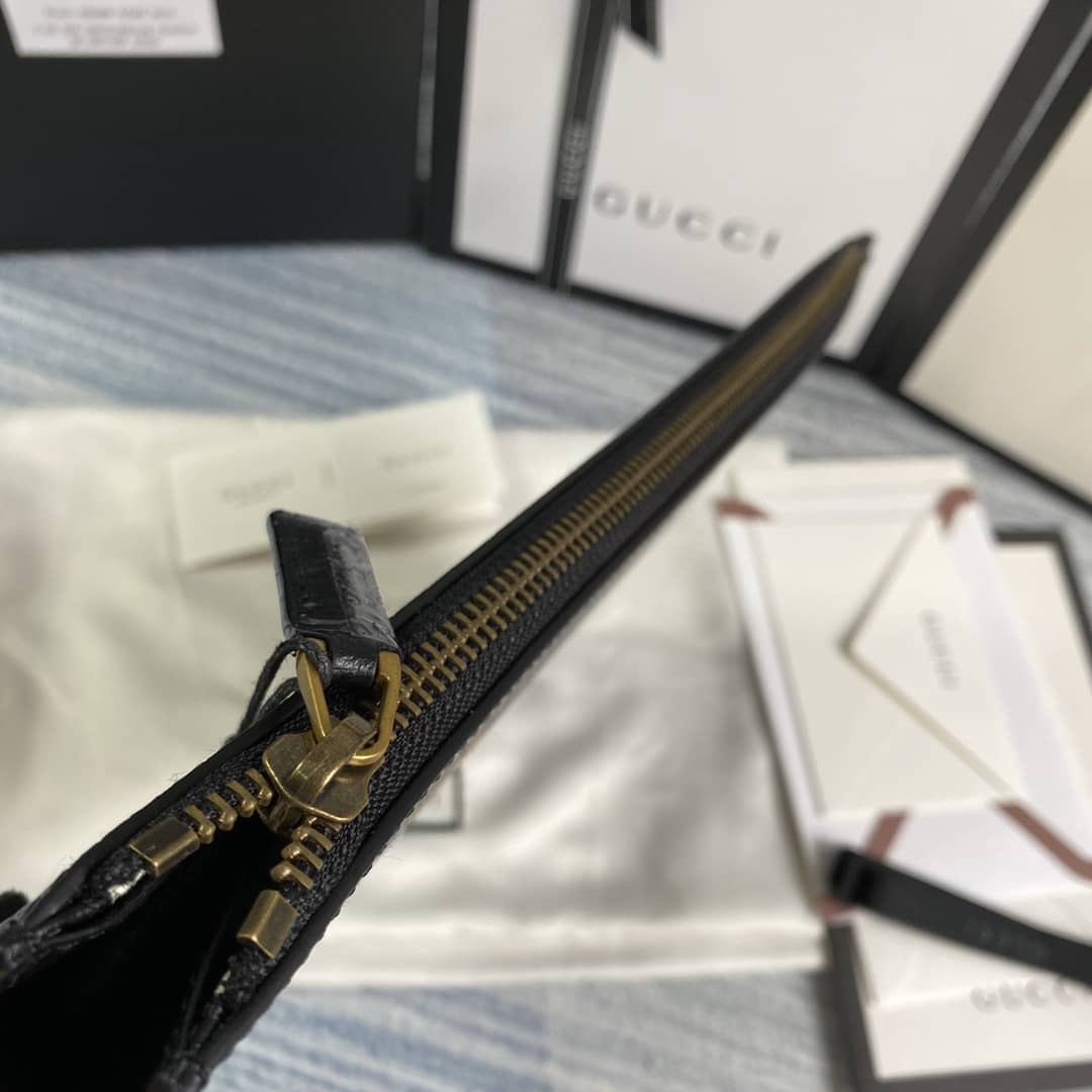 Gvc*1 Mens Bee Star Leather Pouch Replica 495066