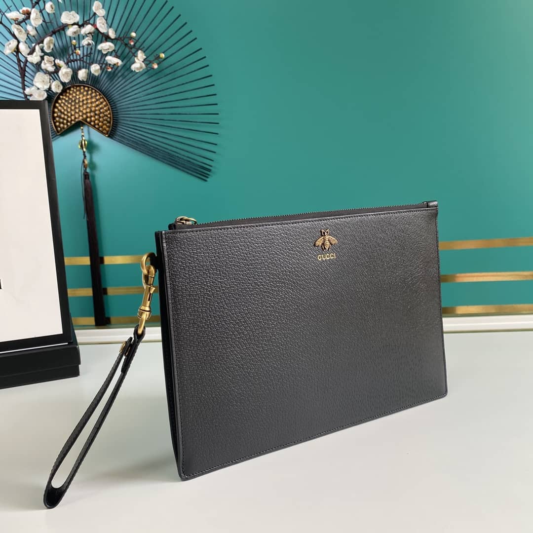 Gvc*1 Animalier Leather Pouch Replica 523684