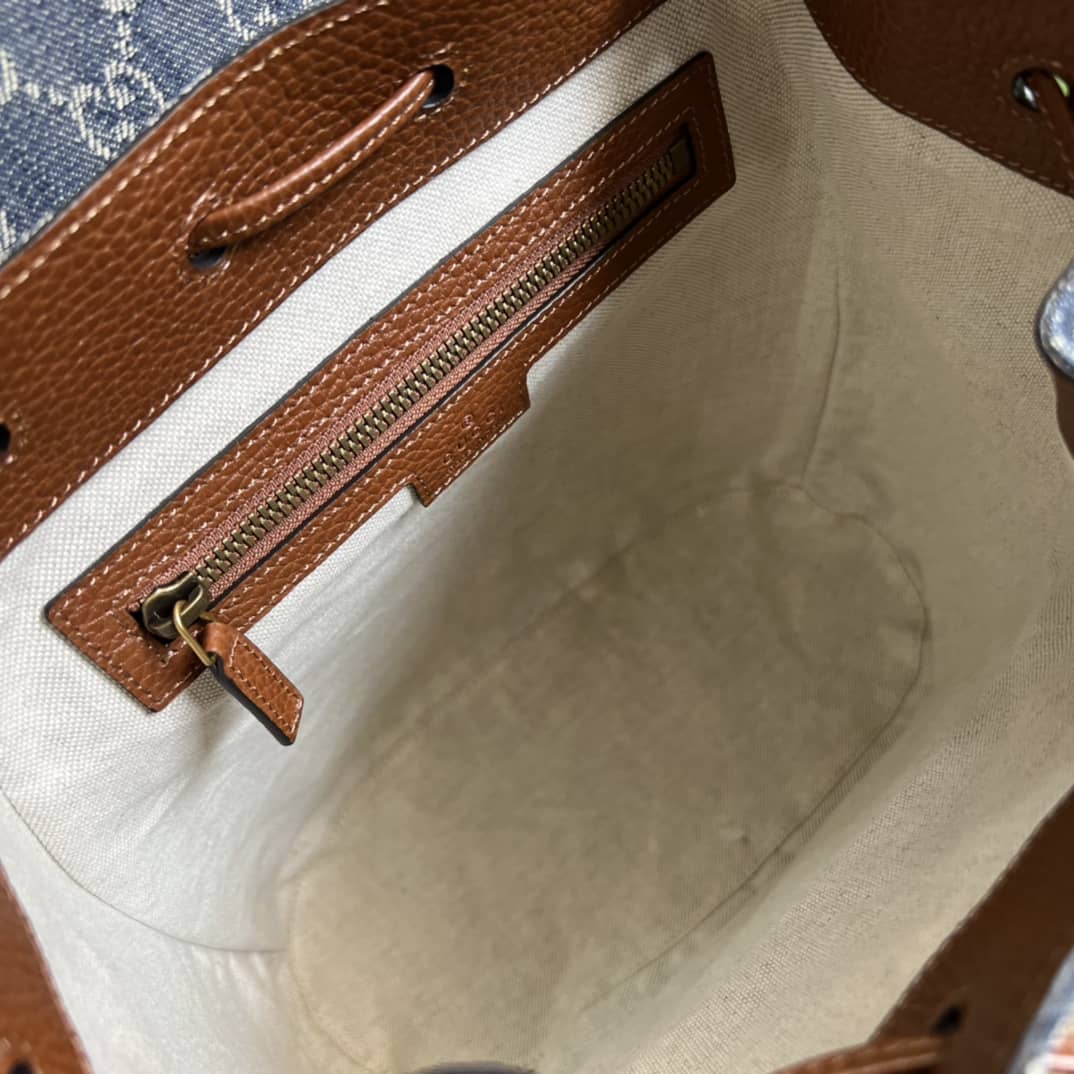 Gvc*1 Backpack With Interlocking G Blue 674147 Replica