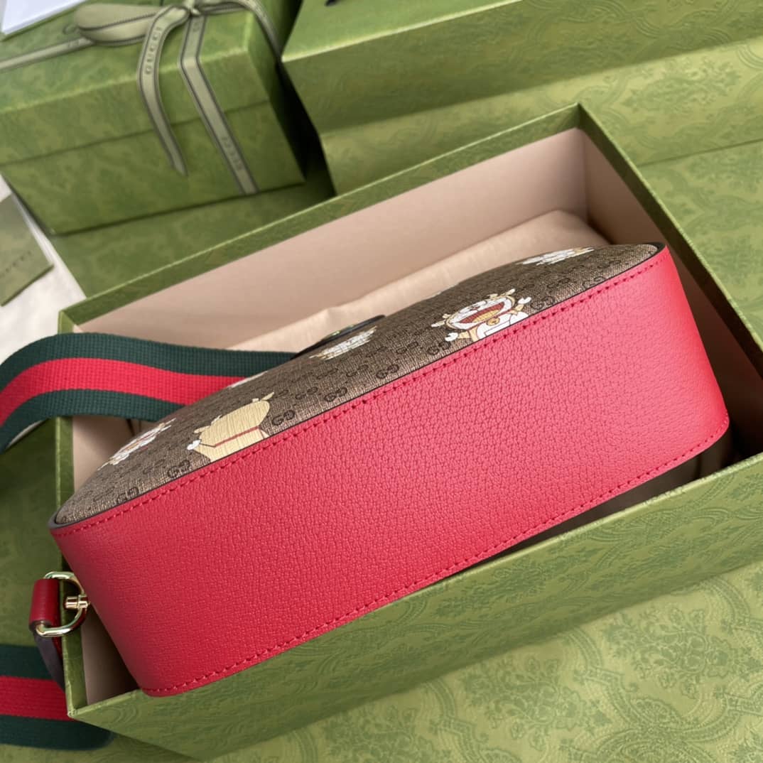 Gvc*1 Exo-Kai Teddy Bear Svp*me GG Canvas Shoulder Bag Replica 574886