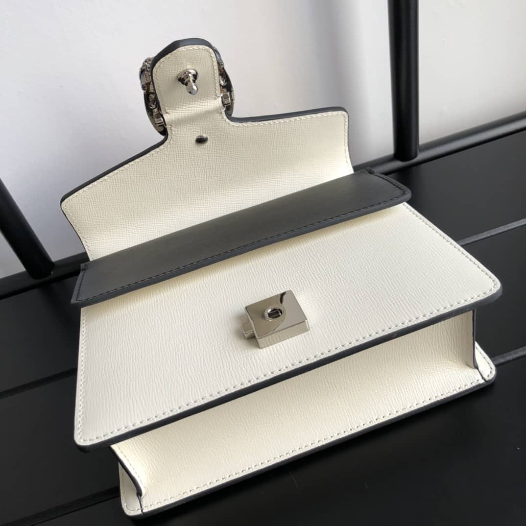 Gvc*1 Dionysus Dupe GG Svp*me Dionysus 2way Mini Chain Shoulder Bag Replica White Yellow 421970