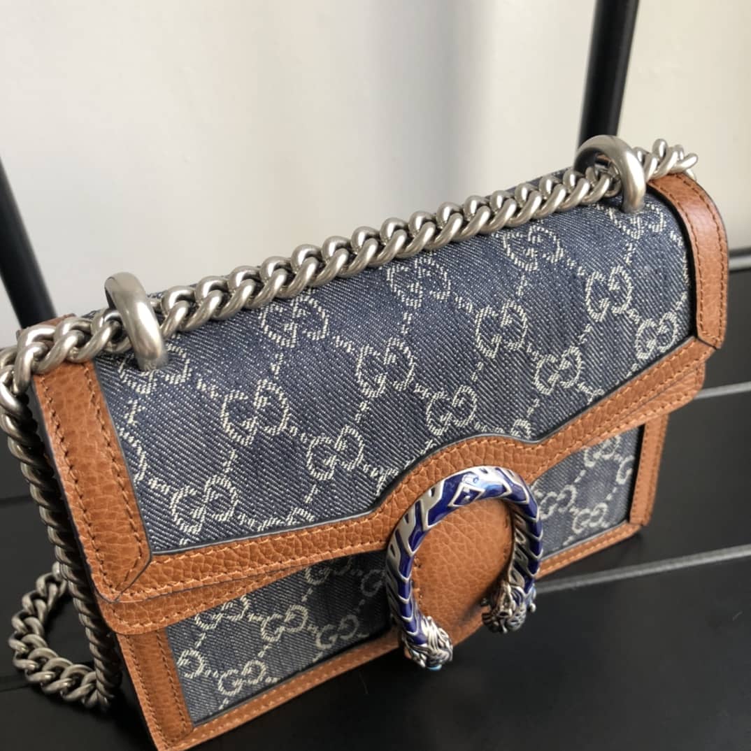 Gvc*1 GG Svp*me Dionysus 2way Mini Chain Shoulder Bag Replica Blue 421970