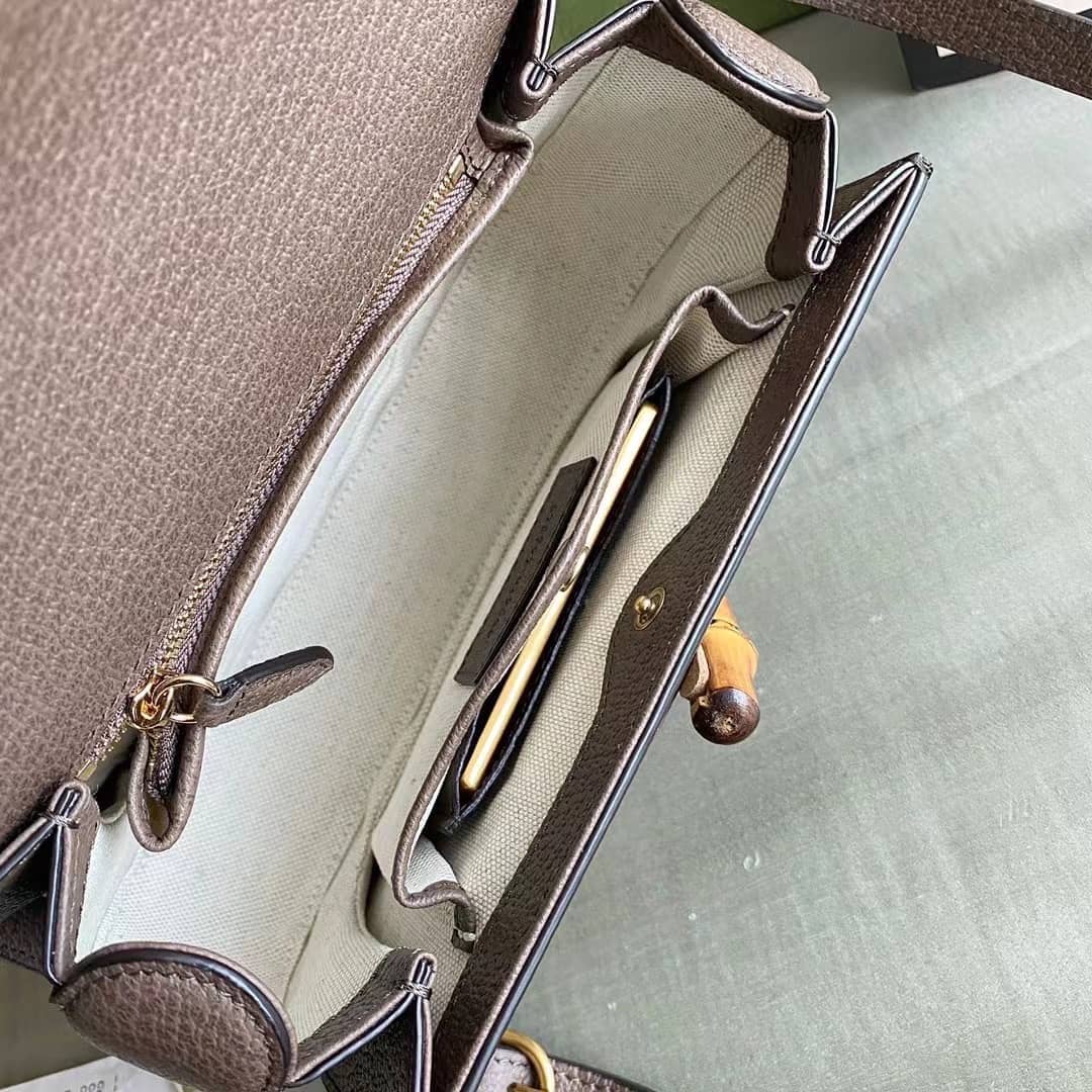 Gvc*1 Bamboo 1947 Small Top Handle Crossbody Bag 675797 Replica