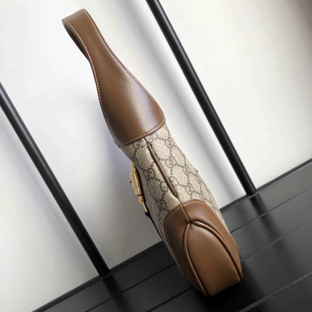 Gvc*1 GG Jackie 1961 Mini Shoulder Bag Replica Brown 637092