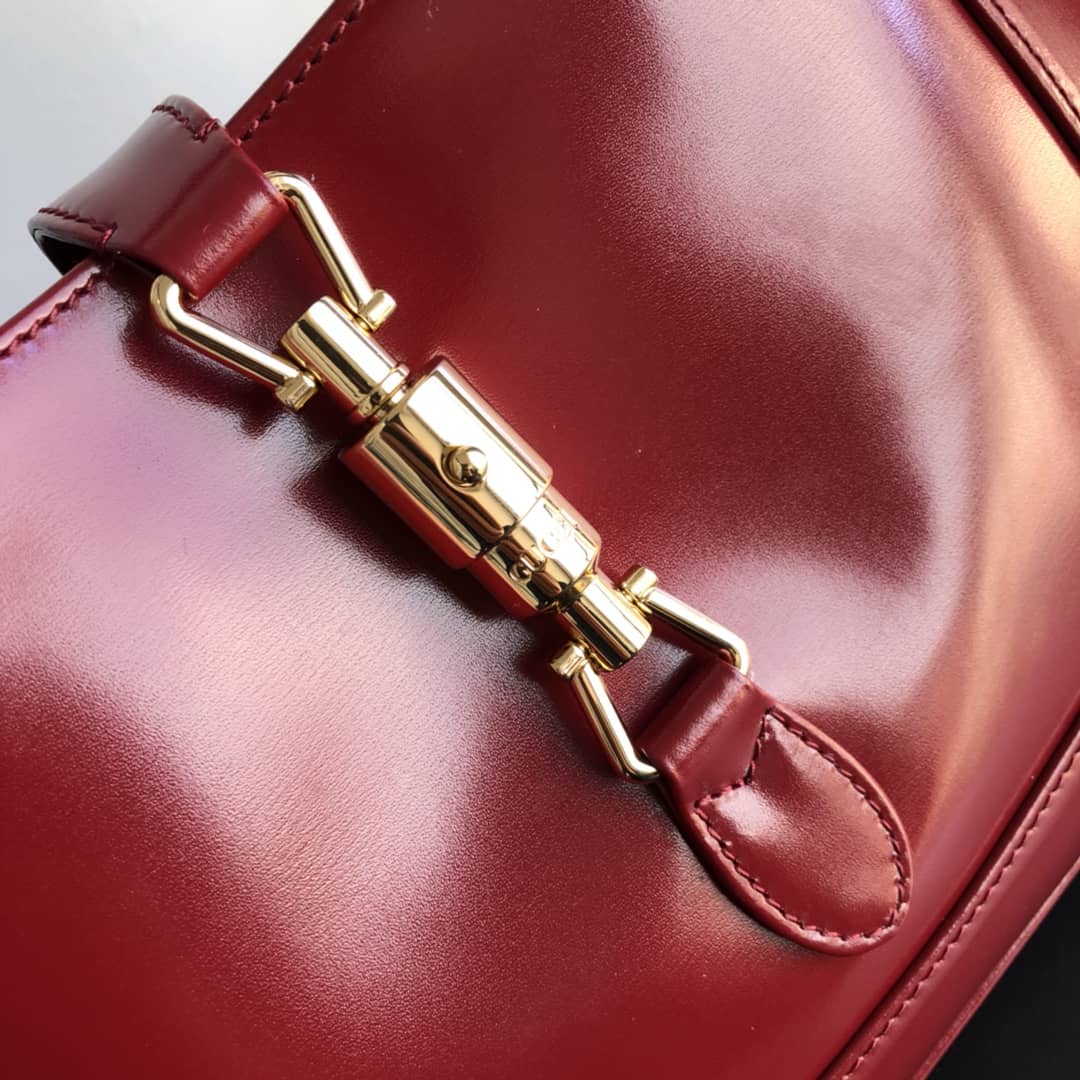 Gvc*1 GG Jackie 1961 Small Hobo Shoulder Bag Replica Red 636709