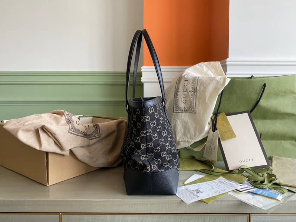 Gvc*1 Ophidia Medium GG Svp*me Canvas Tote Bag 631685 Replica