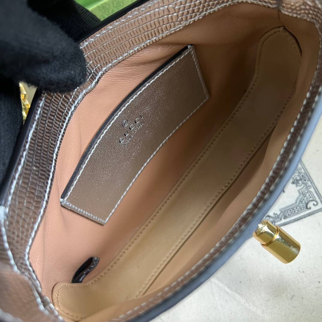 Gvc*1 Jackie 1961 Mini Shoulder Bag Silver Leather 675799 Replica