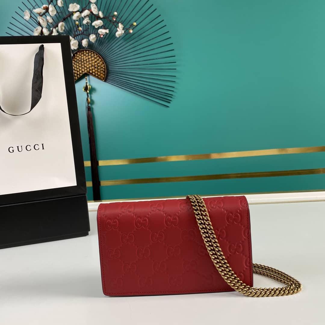 Gvc*1 Svp*me GG Mini Bag With Cherries Replica 481291