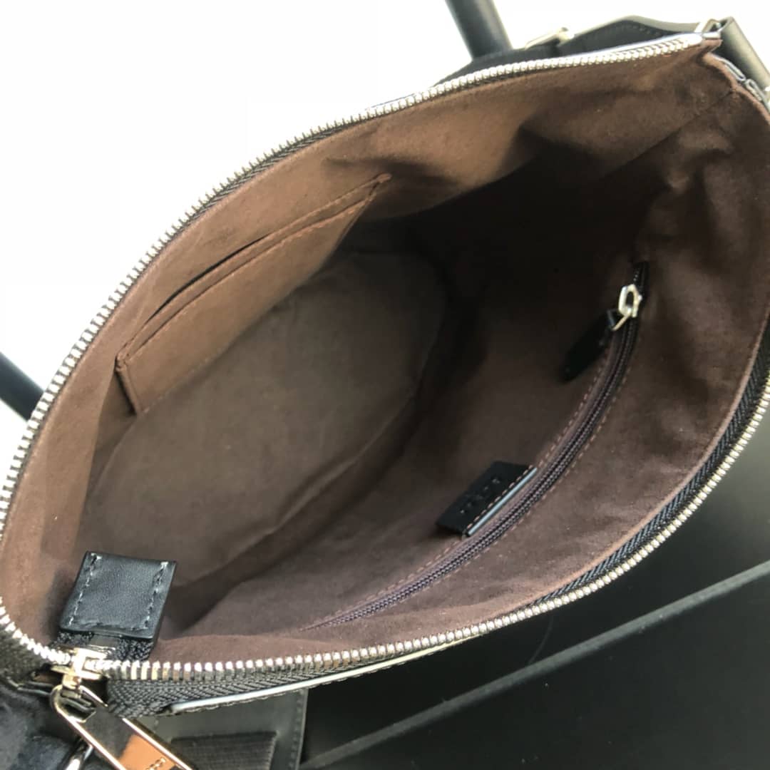 Gvc*1 Mens Svp*me Leather Double G Messenger Bag Replica Black 406388