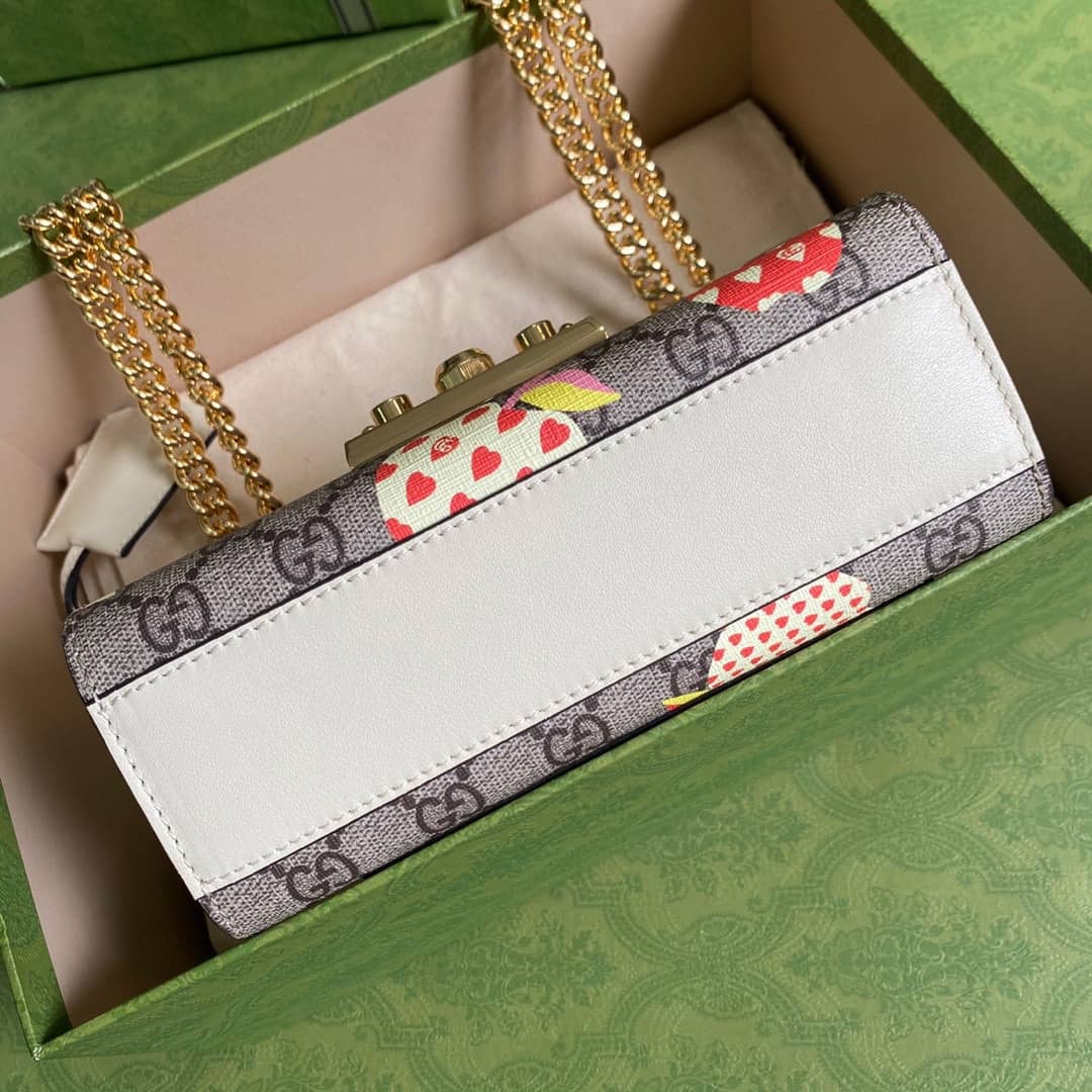 Gvc*1 Padlock Small GG Chain Shoulder Bag Replica Blue 409487