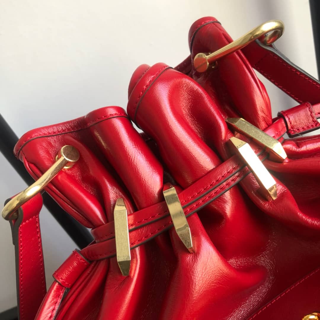 Gvc*1 1955 Horsebit Messenger Bag Replica Red 602089