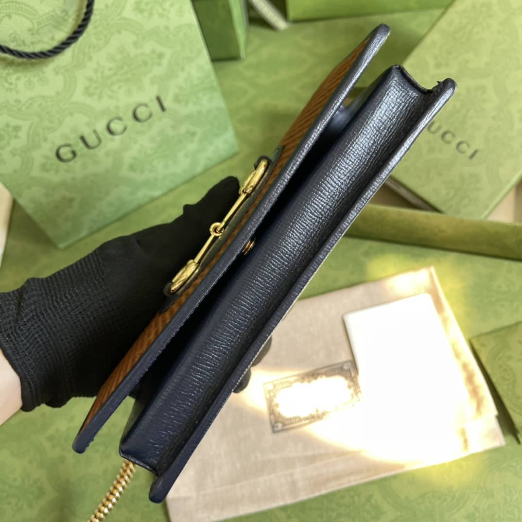 Gvc*1 1955 Horsebit Chain Wallet Replica 621892