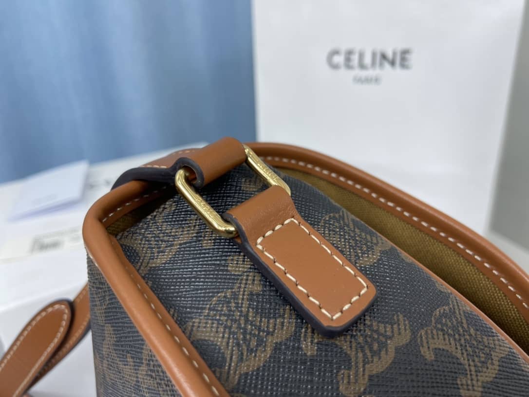 Ce1i*e Bag Dupe Triomphe Canvas Medium Folco Replica Bag