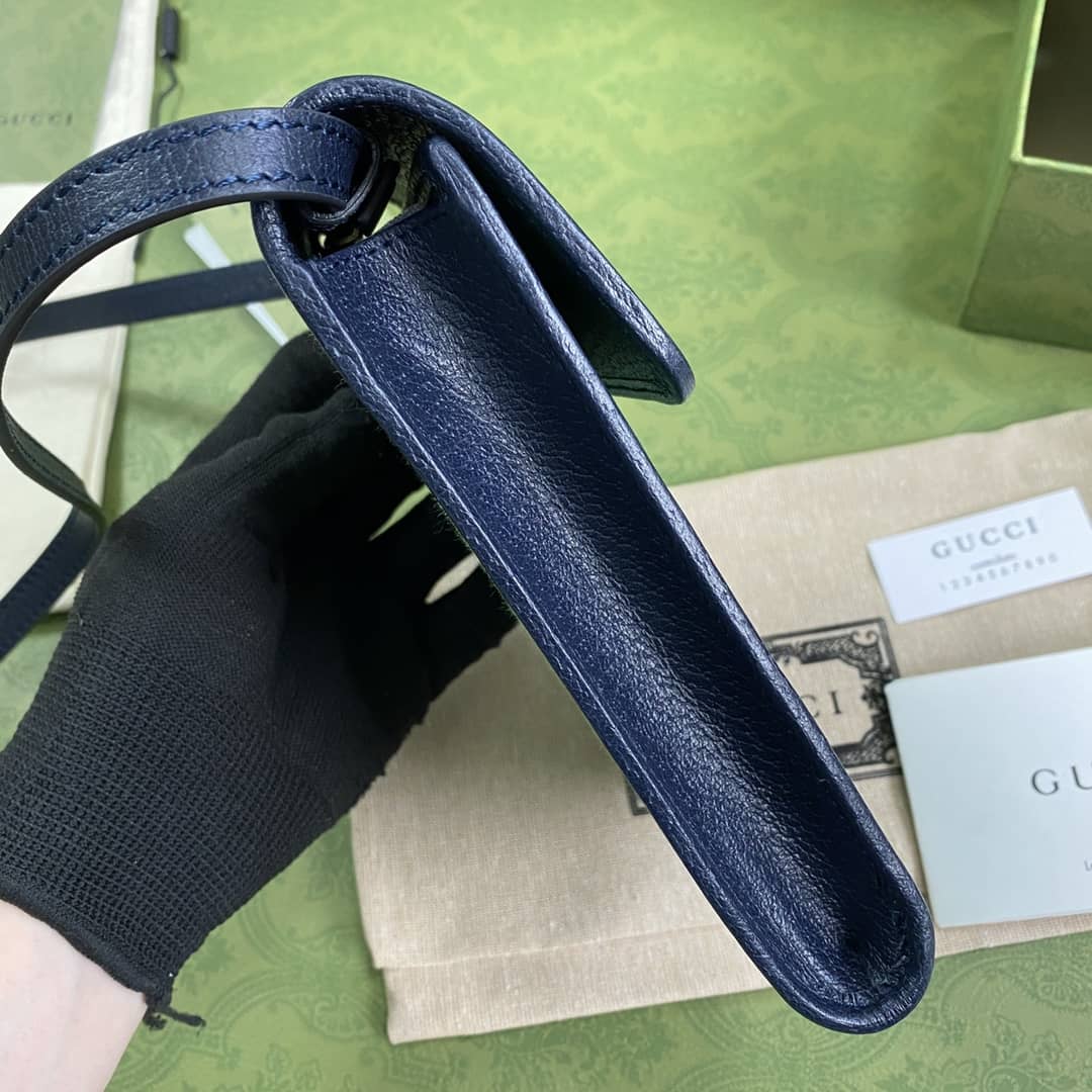 Gvc*1 GG Multicolor Mini Phone Bag Replica 657582