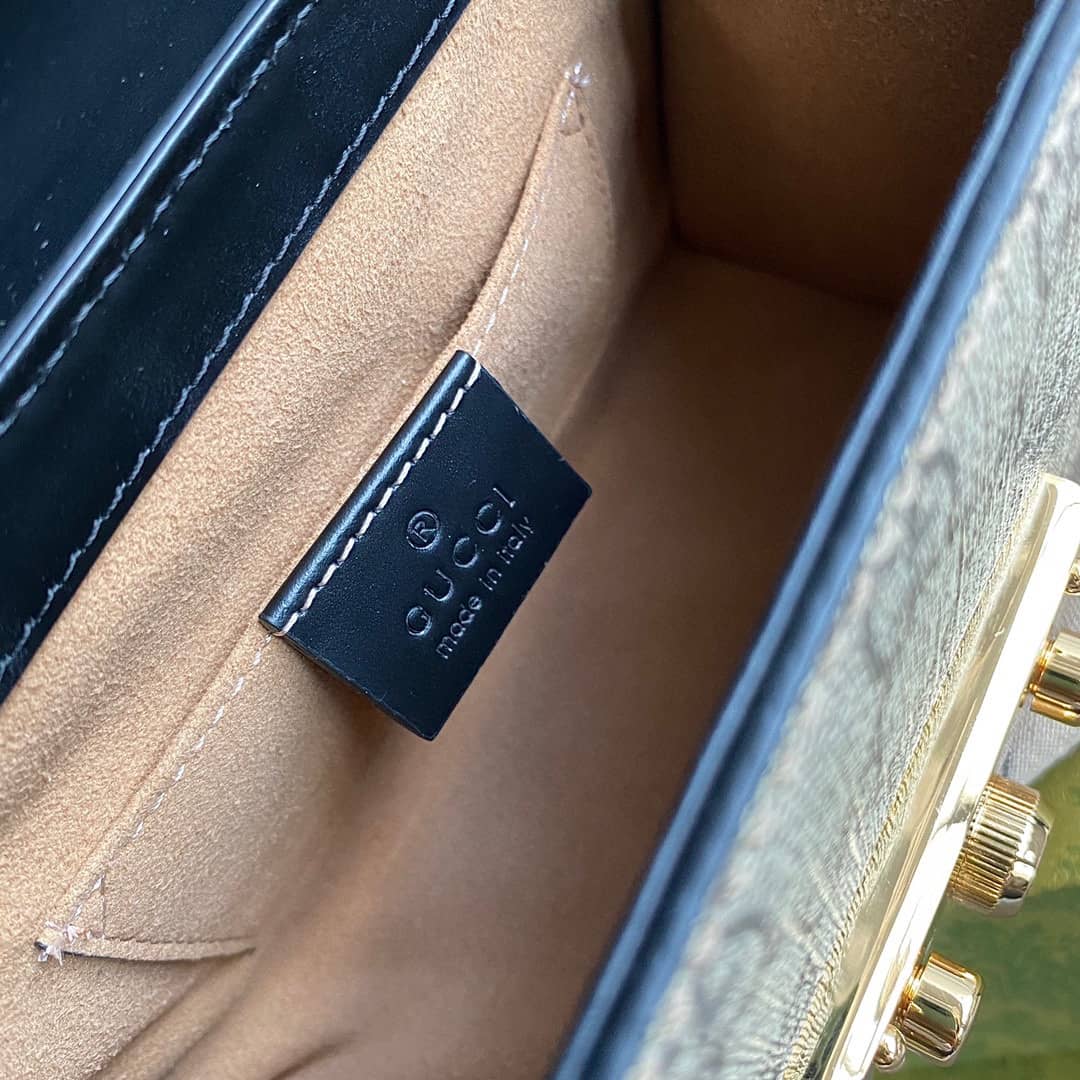 Best Replica Gvc*1 Padlock Small GG Chain Shoulder Bag Replica Black 409487(ColaReps)