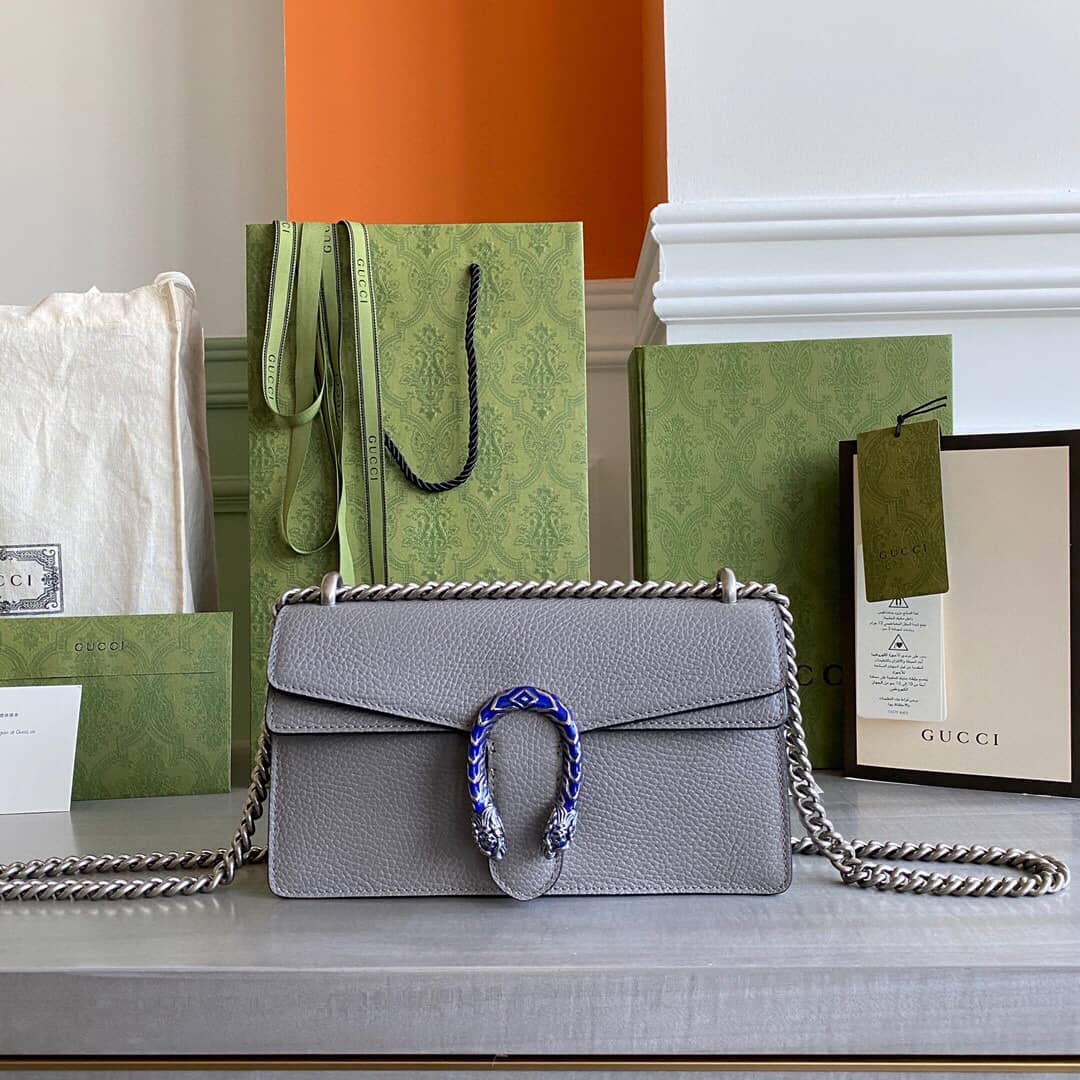 Gvc*1 GG Dionysus Small Shoulder Bag Replica Gray 499623