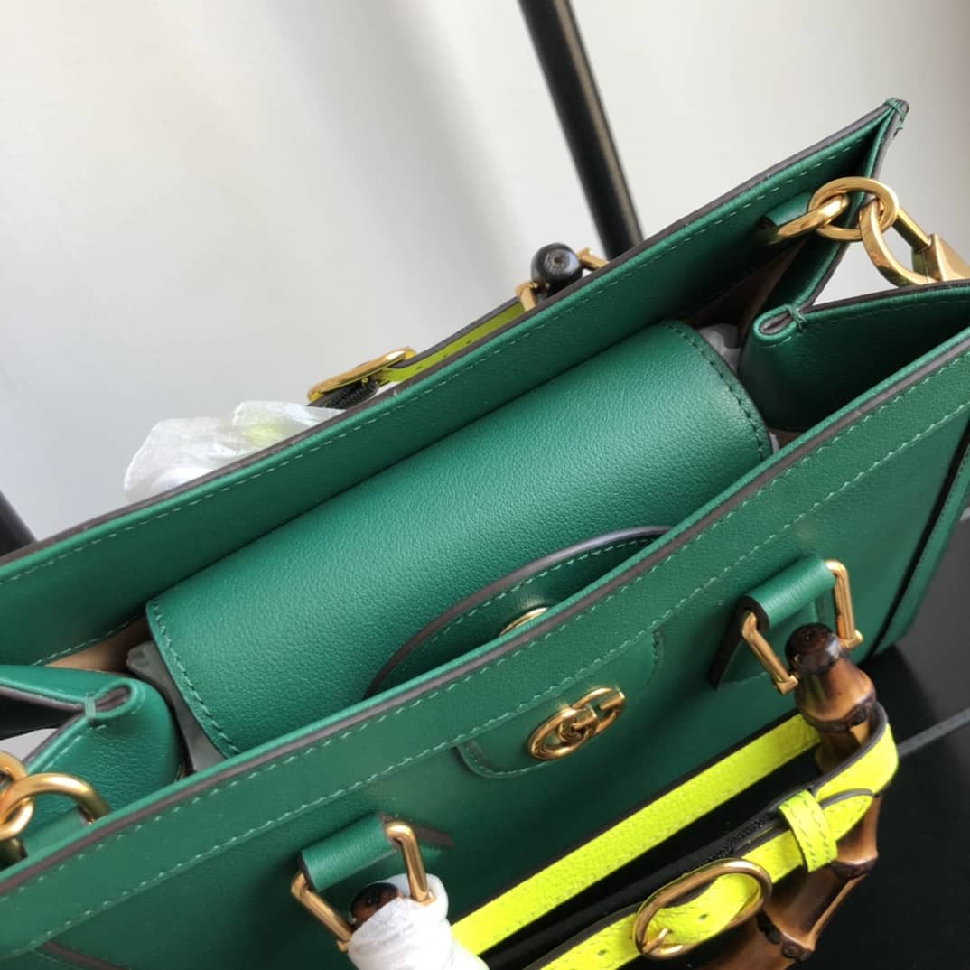 Gvc*1 Diana Small Tote Replica Green 660195