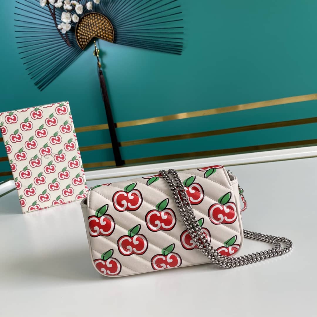 Gvc*1 GG Marmont Matelassé Mini Crossbody Bag Replica 476433