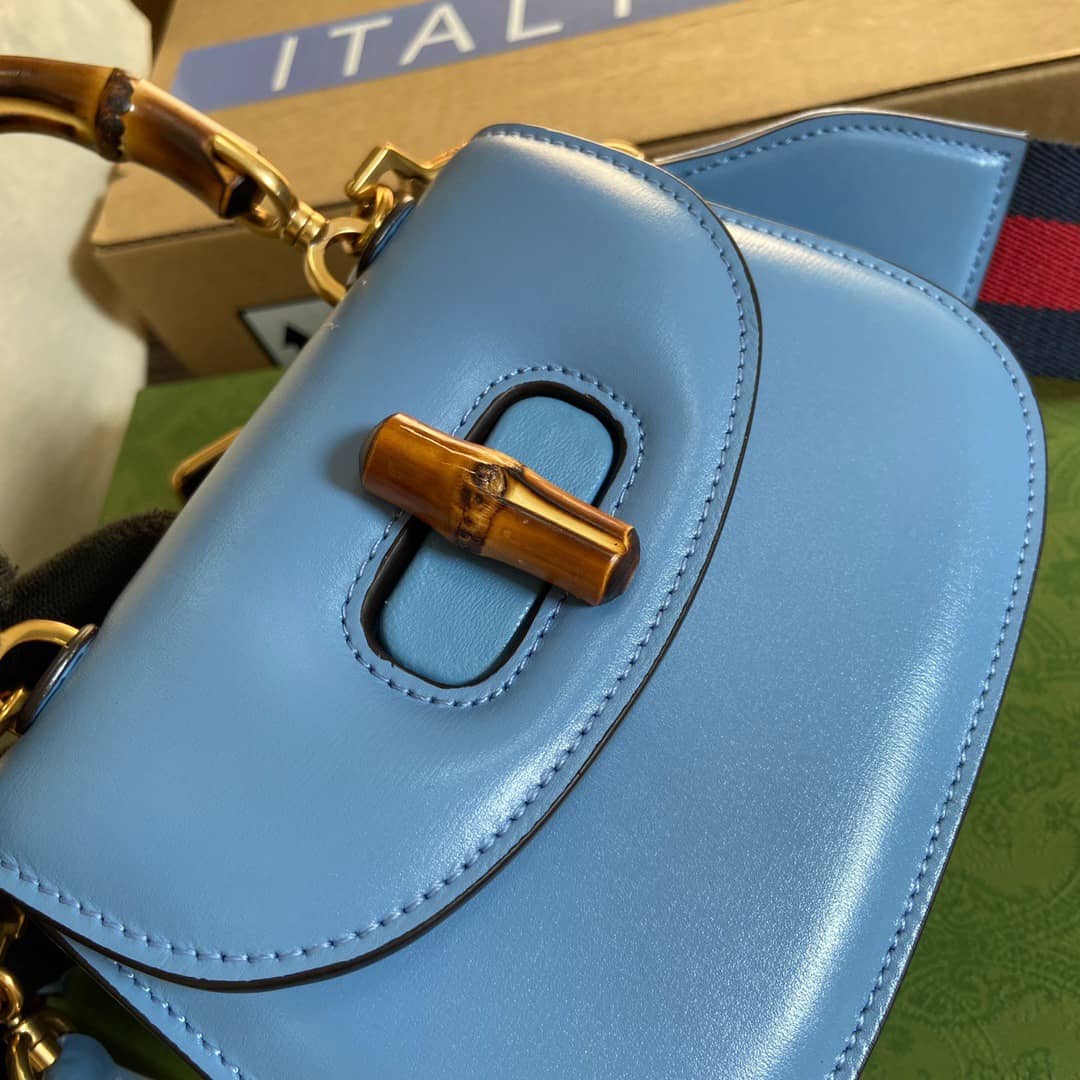 Gvc*1 Bamboo 1947 Mini Top Handle Shoulder Bag 686864 Replica