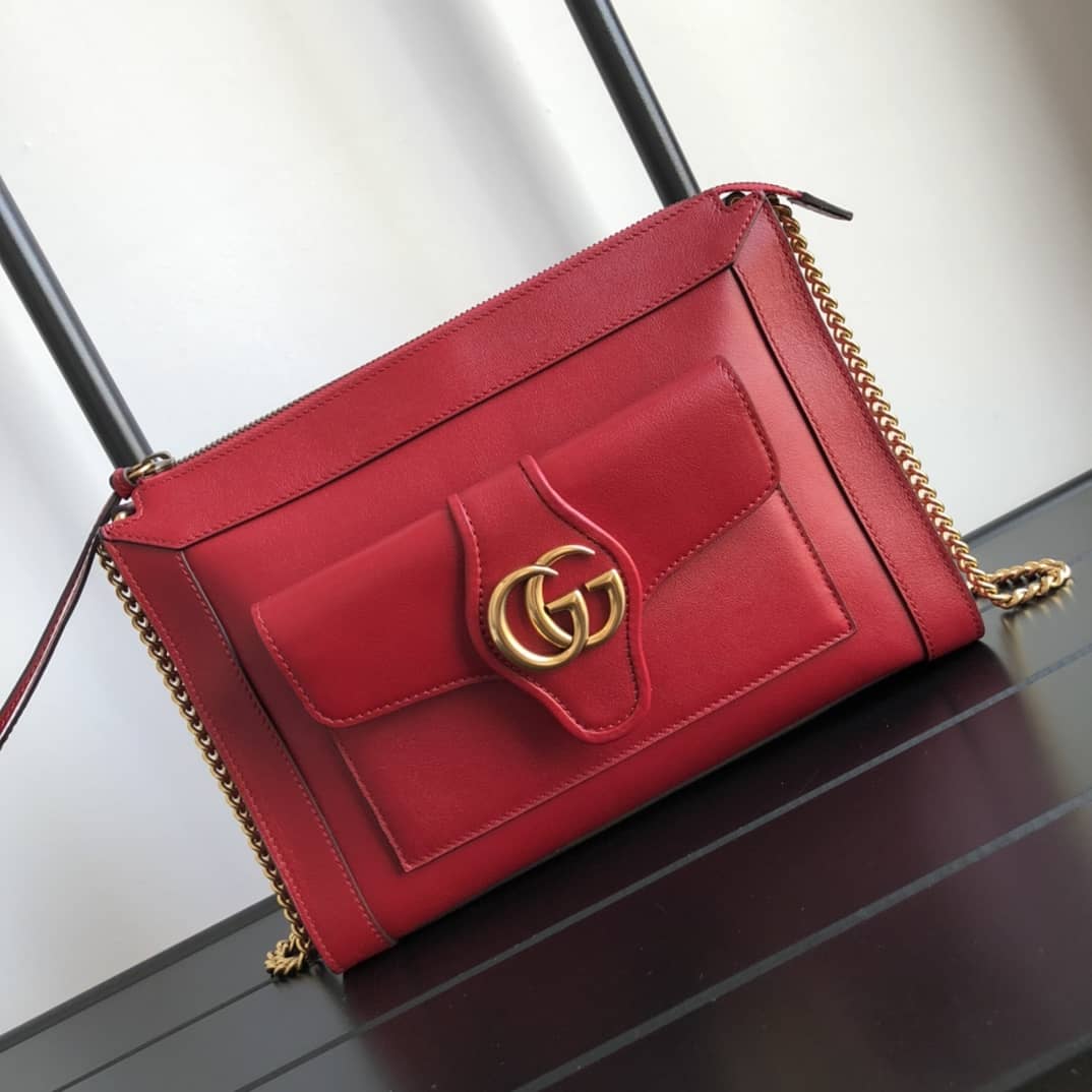 Gvc*1 Small Shoulder Bag With Double G Replica Red 648999