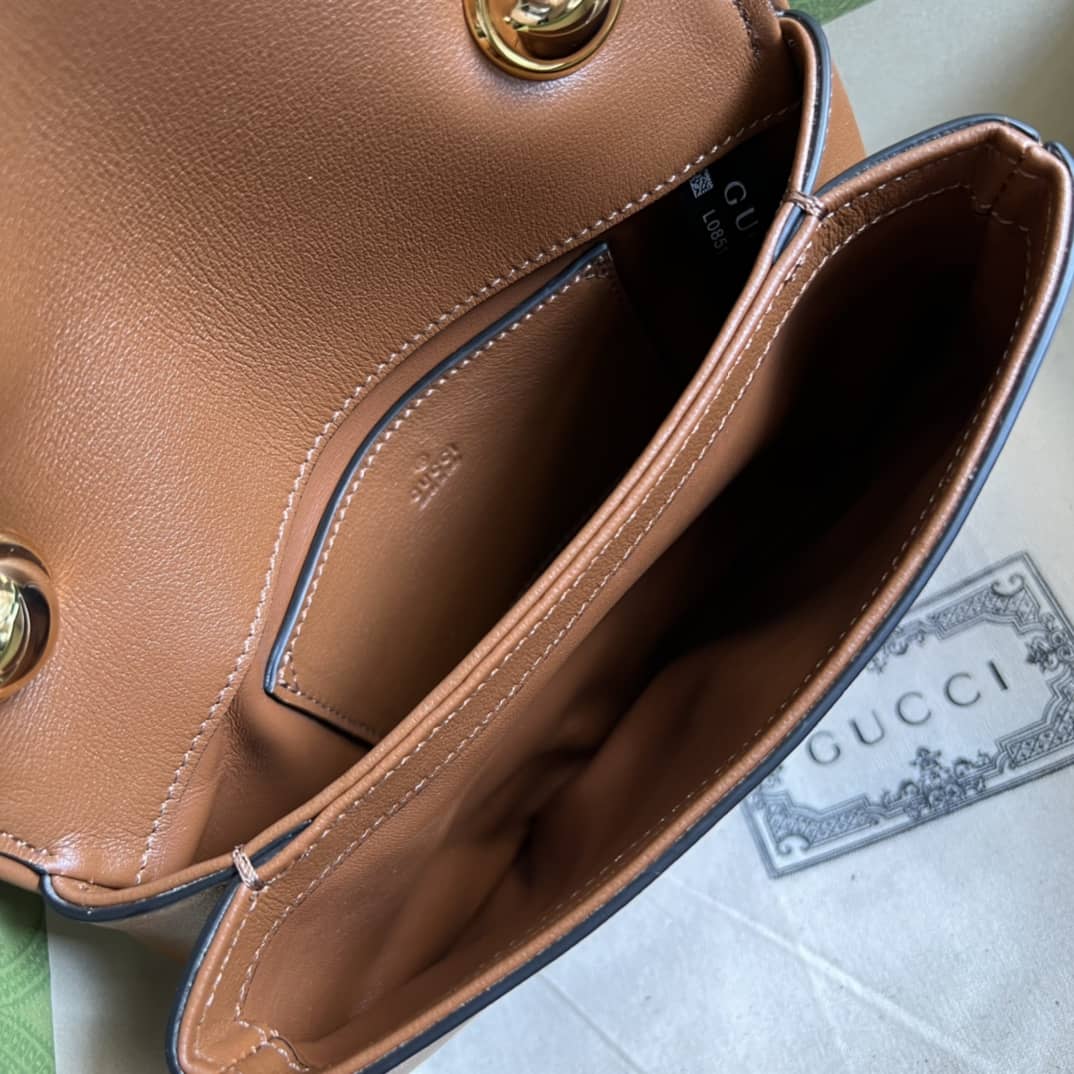 Gvc*1 Blondie Mini Bag Brown 698643 Replica Crossbody Bag