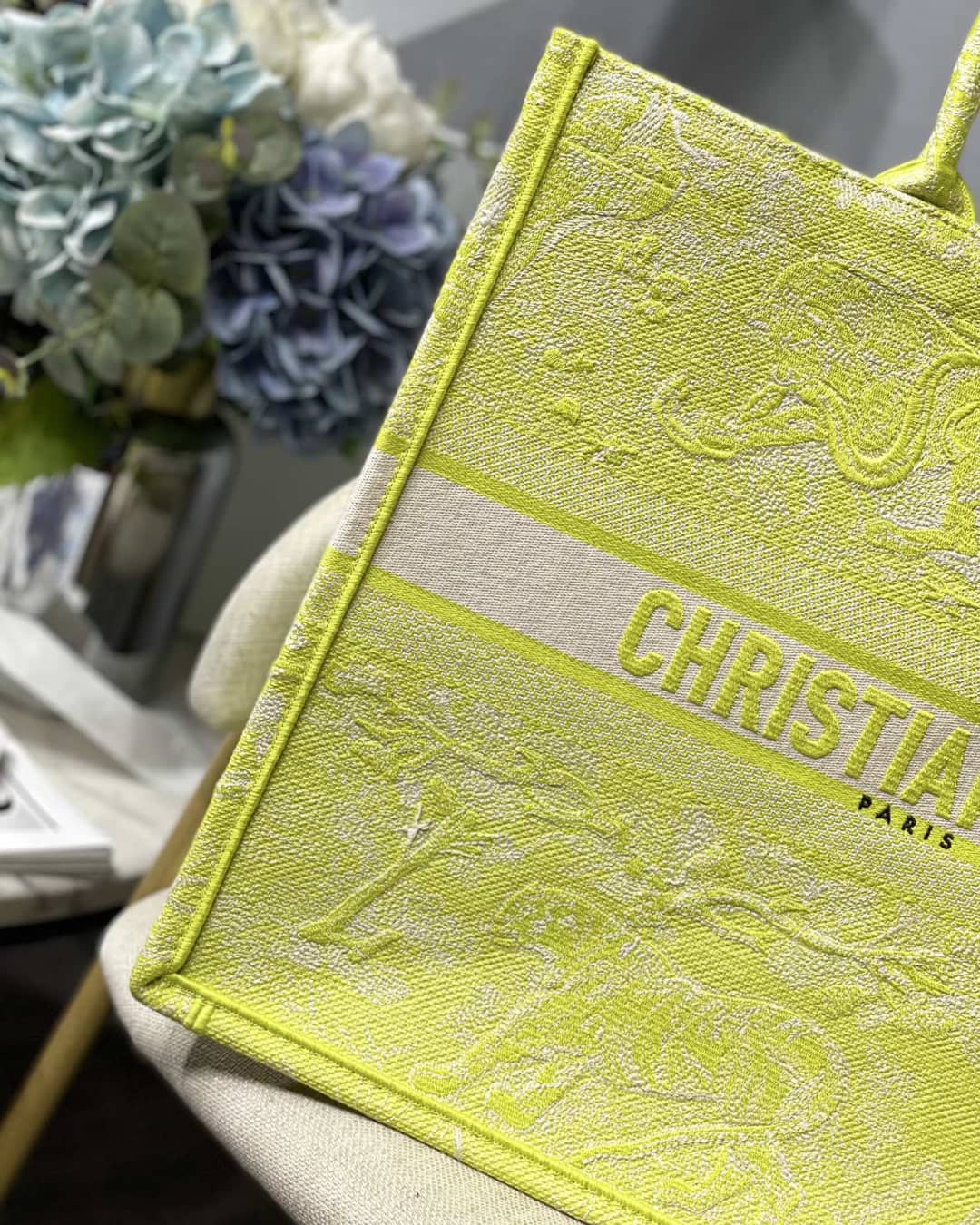 Chr1st1an D10r Tote Bag Dupe CD Book Embroidery