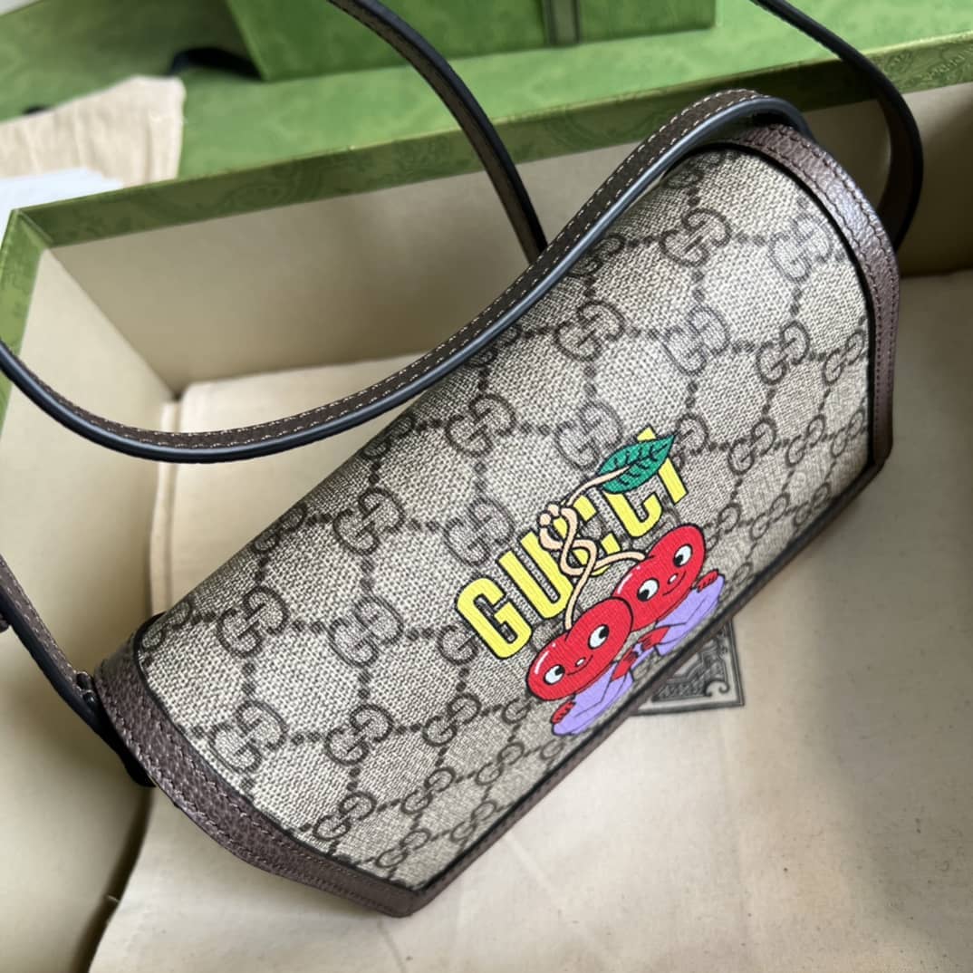 Gvc*1 Cherry Print Mini Crossbody Bag 700733 Replica